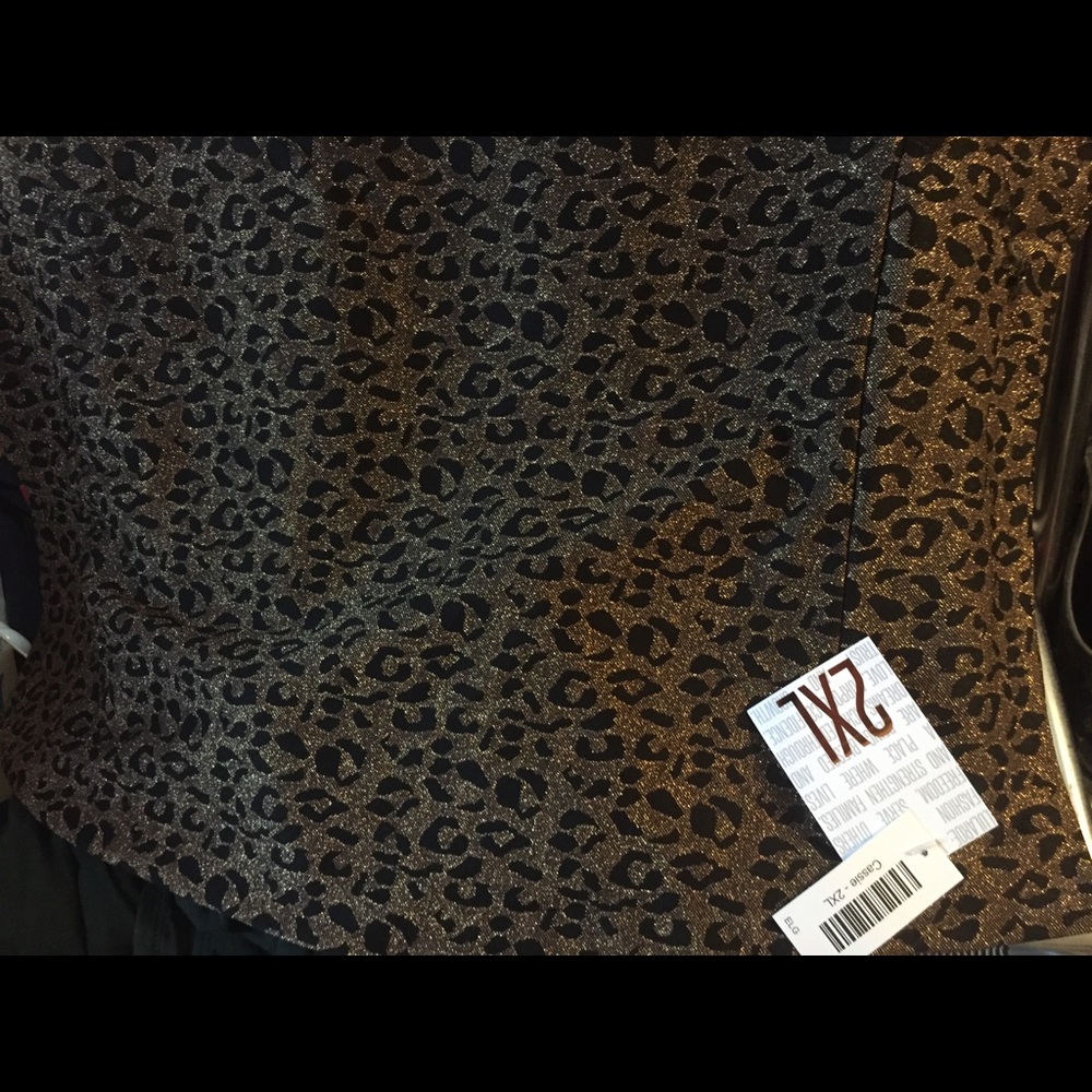 LuLaRoe elegant Cassie 2XL - animal print